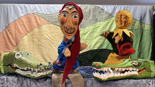 #EuregioKids: Puppentheater Kasperl und Truffaldino - Krokodile im Molvenosee beim Euregio-Kulturdonnerstag