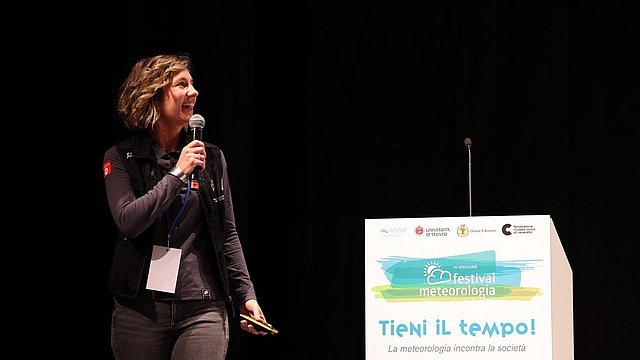 Erica Cova ha presentato nel dettaglio il nuovo bollettino meteorologico unificato dell'Euregio