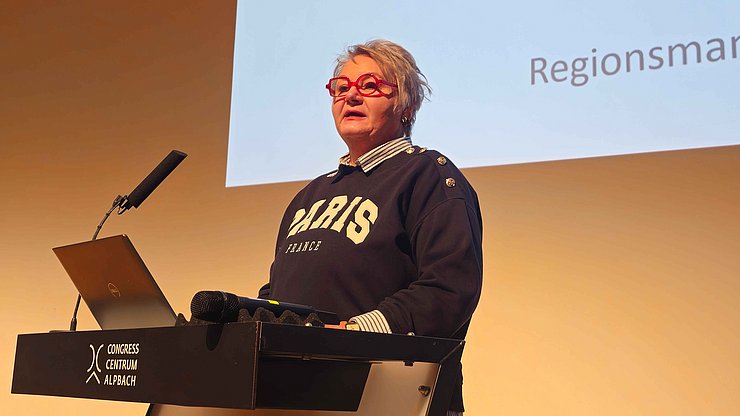 Gina Streit vom Regionalmanagement Osttirol stellte Interreg-CLLD-Projekte vor. 