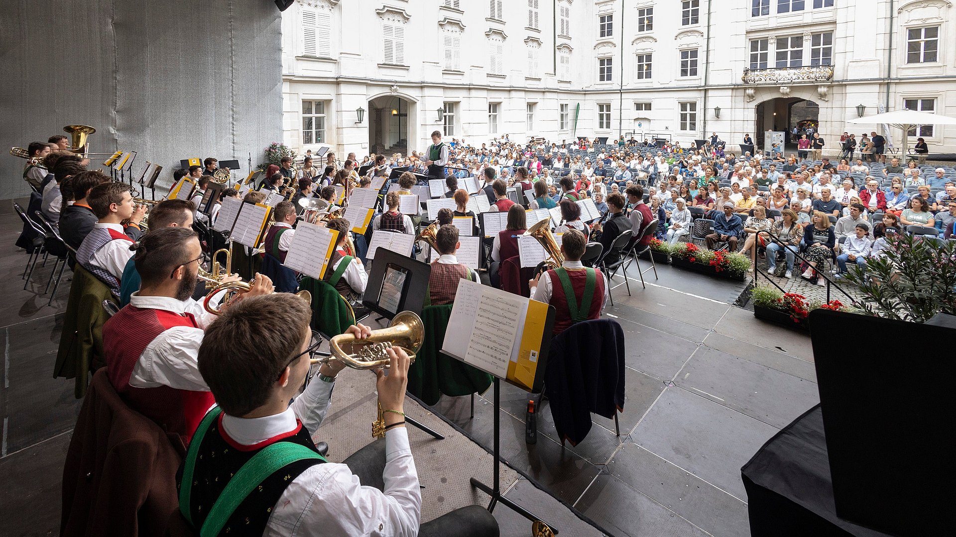 L'orchestra giovanile dei fiati dell'Euregio a Innsbruck 2024