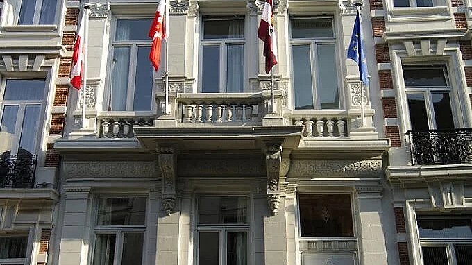 Außenamt Brüssel Außenansicht des Euregio-Büros in Brüssel
