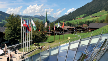 Panorama del villaggio di Alpbach