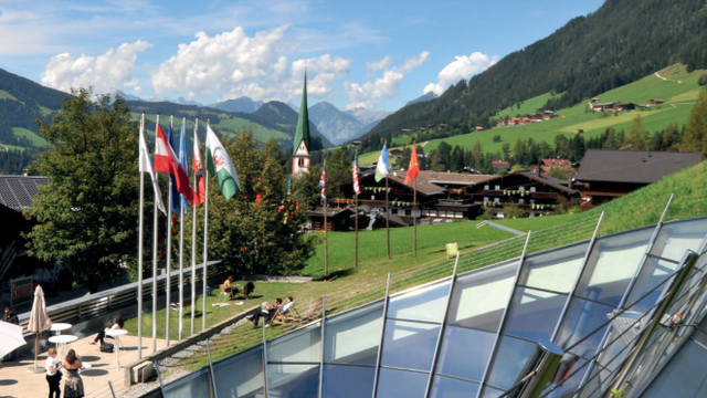 Panorama del villaggio di Alpbach