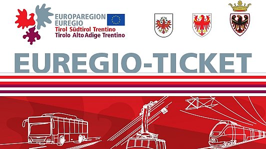 Euregio Grafik Euregio-Ticket 2025 (Vorderseite)