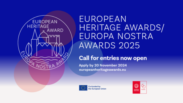 Grafik 'Europäischer Preis für Kulturerbe/Europa Nostra Awards 2025'.