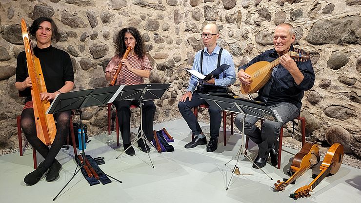 Applaudita ed apprezzata la performance musicale dell'Ensemble Rosarum Flores di Innsbruck che ha eseguito musica dell'epoca di Heinrich Haller