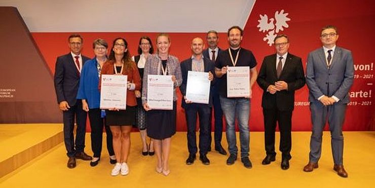 Vincitori del Premio giovani ricercatori dell'Euregio 2021 il 22 agosto ad Alpbach