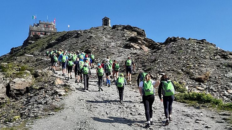 Im Rahmen des Sportcamps unternehmen die Jugendlichen aus der Euregio auch verschiedene Ausflüge.