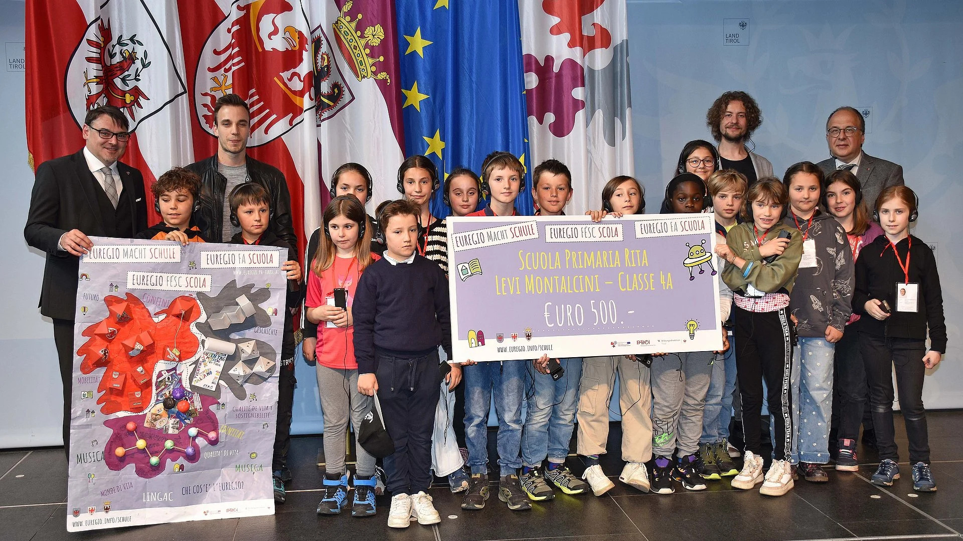 © Land Tirol/Dorfmann Projekt "Euregio macht Schule" - Klasse 4A der Scuola Primaria Rita Levi Montalcini (Trentino) im Schuljahr 2023/24